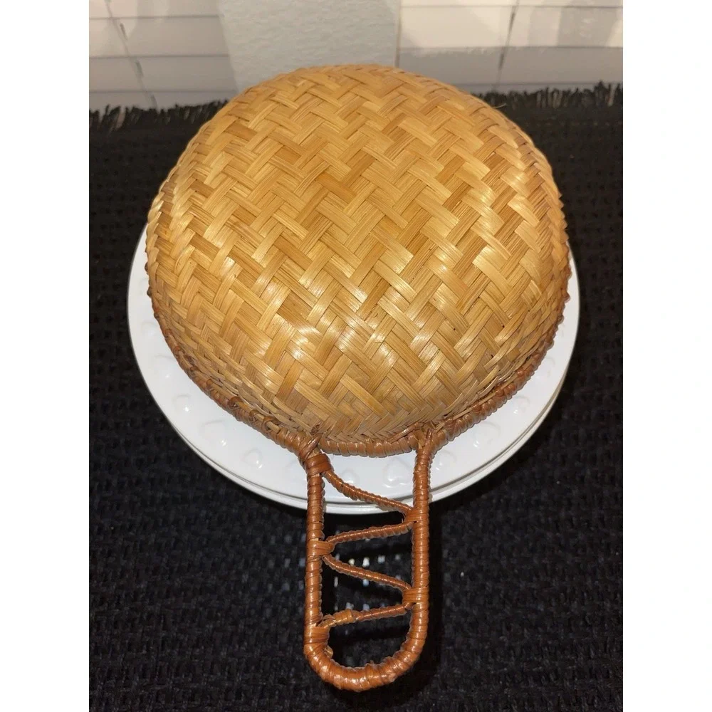 Vintage Woven Wicker Basket Bundle‎ Of 2